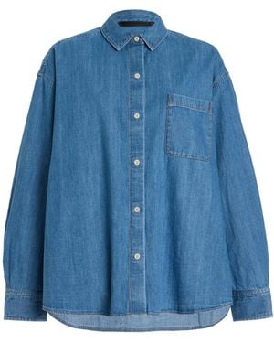 Jenni Kayne Parker Oversized Denim Shirt - Blue