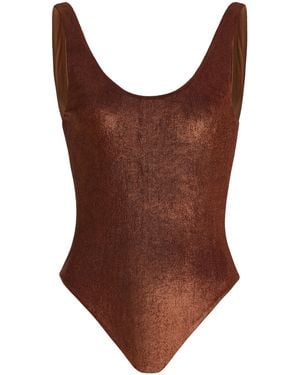 JADE Swim Contour Swimsuit - Brown