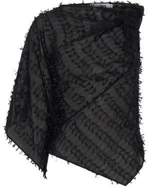 Anna Quan Marybeth Fil Coupé Top - Black