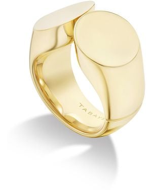 Tabayer Signet Ring - Metallic