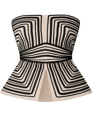ANDRES OTALORA Tradicion Embroidered Top - White