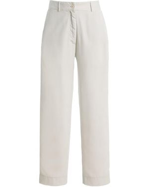 The Row Karsten Washed Cotton Trousers - White