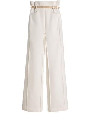 Bevza Rigid High-rise Square Jeans - White