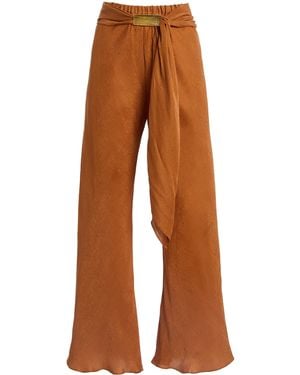 ViX X Rhw Exclusive Rosie Crepe Trousers - Brown