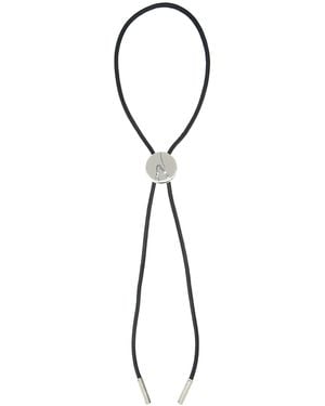 Brandon Maxwell The Vale Bolo Necklace - Black