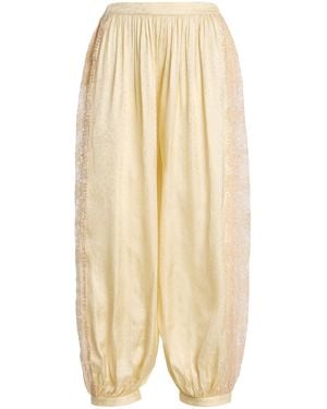 Sea Ethel Jacquard Bloomer Trousers - Natural