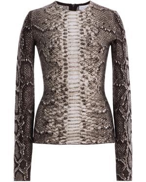 Gabriela Hearst Asha Printed Top - Black