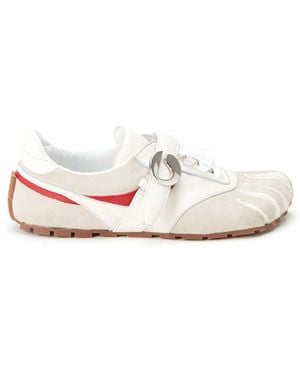 Coperni 5T Leather Ballerina Trainers - White