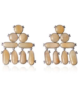 Shannon Bond Ophelia Earrings - Metallic