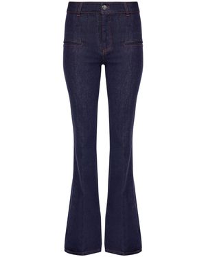 Altuzarra Serge Denim Bootcut Pants - Blue