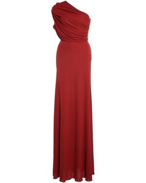Giambattista Valli Draped Jersey Gown - Red