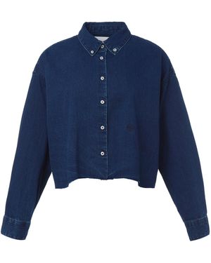 RÙADH The Allegra Cotton Shirt - Blue