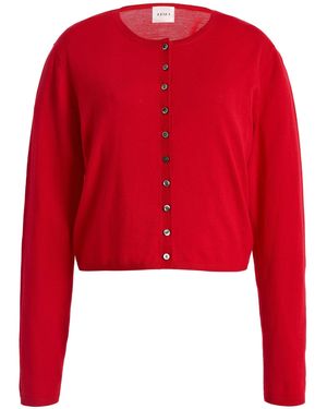 Leset James Wool Cardigan - Red