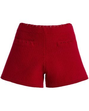 Posse Harlan Knit Mni Shorts - Red