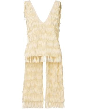 ROAME. Ischia Fringed Top - Natural