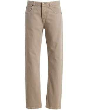 The Row Riaco Rigid Mid-Rise Slim Jeans - Natural