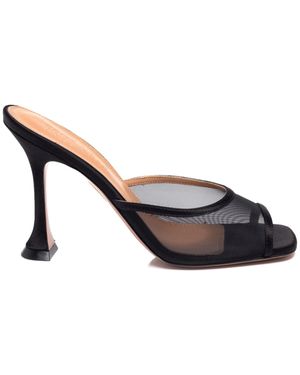 Britt Netta Candy Mesh Mules - Black
