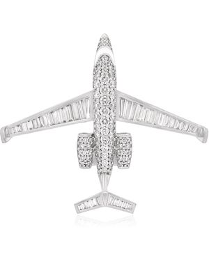 Ashna Mehta Airplane Customized Bag Bijoux - White