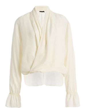 ViX X Rhw Rosie Cotton-Silk Top - White