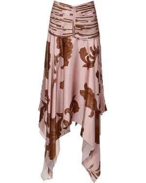 Francesca Miranda Exclusive Erden Silk Maxi Skirt - Multicolour