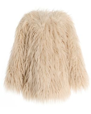 Goldbergh Elia Vegan Fur Coat - Natural