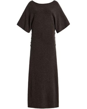 STAUD Amelie Wool-Blend Midi Jumper Dress - Black