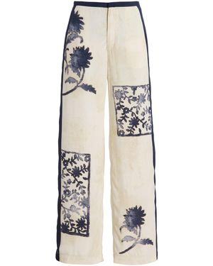 SIR. Phillipa Wide-Leg Pants - White