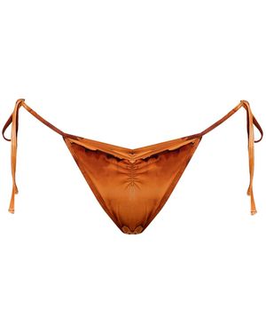 Ay Que Calor Exclusive Sunslit Bikini Bottom - Brown