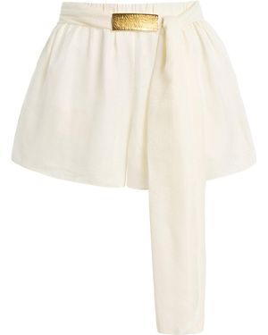 ViX X Rhw Rosie Crepe Shorts - Natural