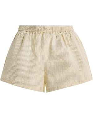 ELCE Exclusive Yoli Stripe Shorts - Natural