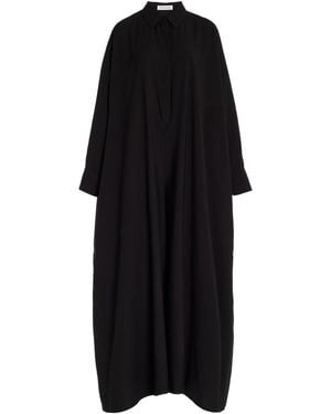 Frankie Shop Exclusive Gatsby Oversized Woven Jumpsuit - Black