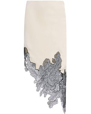 SIRAPOP Exclusive Winnie Satin Skirt - White