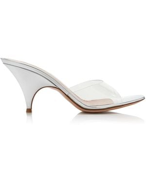 Gianvito Rossi Sophia Pvc Mules - Metallic