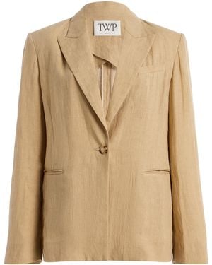 Twp Boy Linen Blazer - Natural