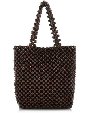 Bembien Exclusive La Isla Mini Beaded Tote Bag - Black