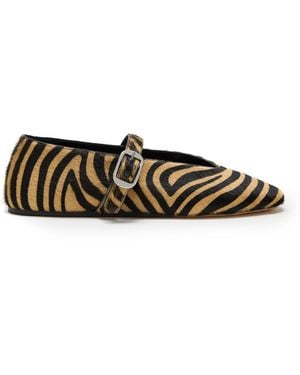 Le Monde Beryl Stella Calf Hair Ballet Flats - Multicolour