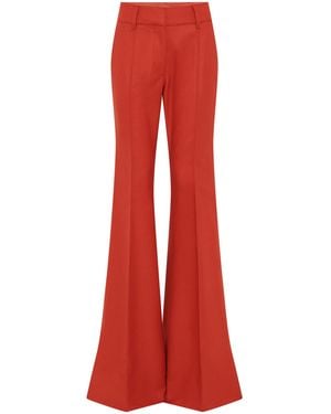 Gabriela Hearst Rhein Flare Pant - Red