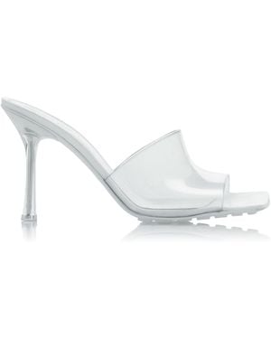 Bottega Veneta Stretch Pvc Slide Sandals - White