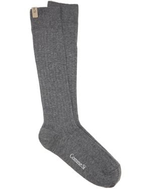 Comme Si The Tall Yves Cotton Sock - Gray