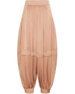 Zimmermann Hypnotic Silk Harem Silk Pant - Natural