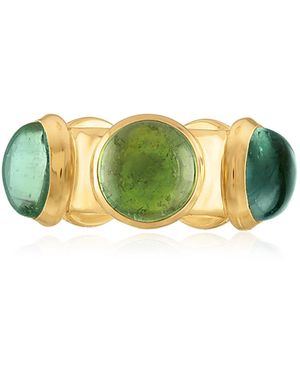 JADE RUZZO Vic 18K Tourmaline Ring - Green