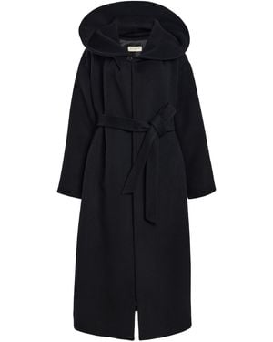 Kallmeyer Dorothy Virgin Wool Zrobe Coat - Black