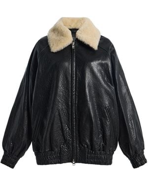 Stand Studio Tobie Leather Jacket - Black