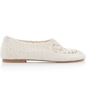 Hvoya Merezhyvni Woven Flats - White