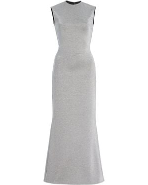 Burc Akyol Metallic-jersey Dress - Gray