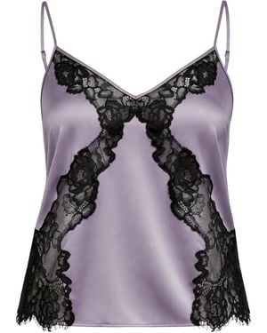 Fleur du Mal Juliette Silk-Lace Cami - Brown