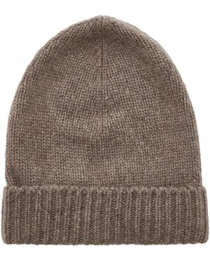 The Row Pavir Cashmere Beanie - Brown