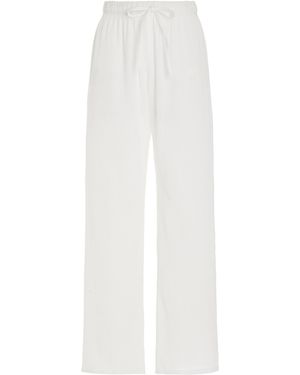 ÉTERNE Exclusive Willow Cotton Pants - White