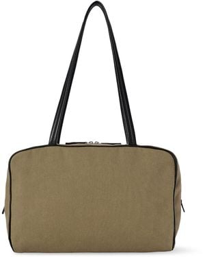 The Row Astra Canvas Bowling Bag - Metallic
