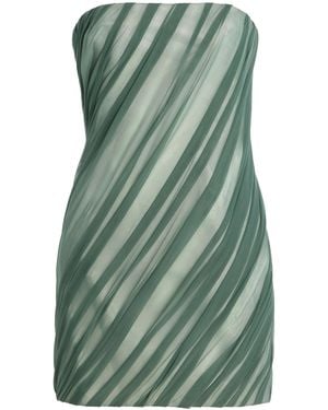 Significant Other Aryn Draped Tulle Mini Dress - Green